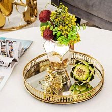 Mirrored Ornate Decorative Tray Jewelry