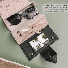 Journey Jewelry Organizer Box – Luxurious, Compact Jewelry Roll with 5X Capacity for Safe, Secure Travel Storage