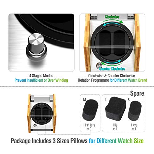 Watch Winder Box for Automatic Watches or Rolex