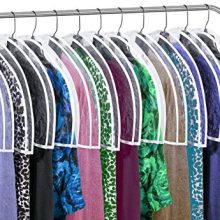Clear Vinyl Shoulder Covers Closet Suit Protects Storage