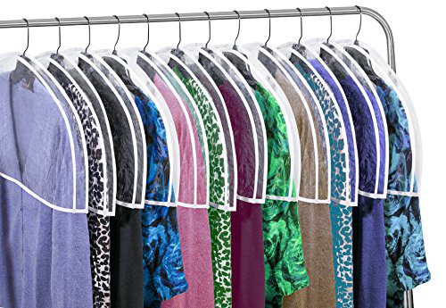Clear Vinyl Shoulder Covers Closet Suit Protects Storage