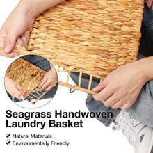 Greenstell Handwoven Seagrass Laundry Hamper
