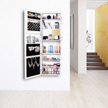 Wall Mount Jewelry Armoire with Keys
