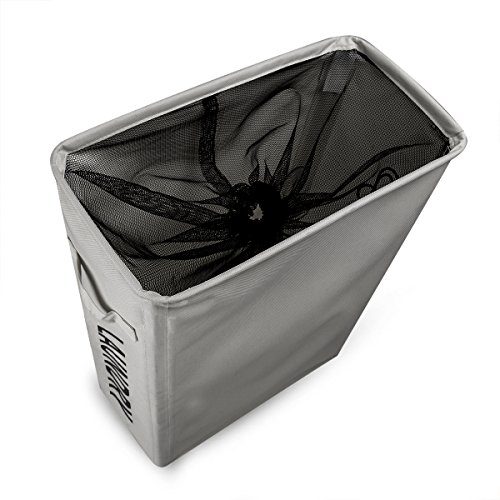 Chrislley 45L Slim Rolling Laundry Hamper Wheels