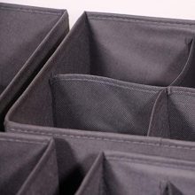 DIOMMELL 12 Pack Foldable Cloth Storage Box