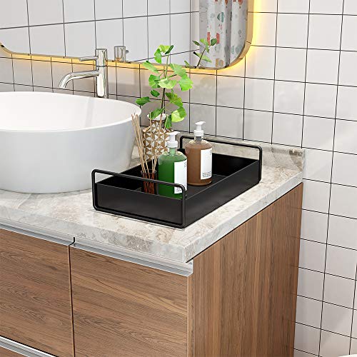 KINGBERWI Bathroom Vanity Tray, Kitchen Countertop Storage