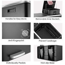 Dual Trash Can Suit for Bathroom Kitchen