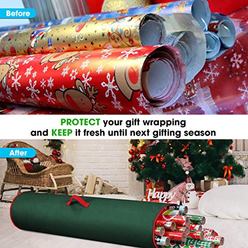 Wrapping Paper Organizer Under Bed Storage Bag