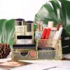 Desk Organizer Accessories, Gold Office Organizer