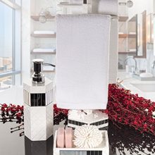 Quilted Mirror Vanity Tray – Decorative Cosmetics Organizer