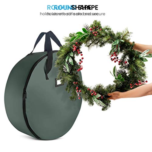 Premium Christmas Wreath Storage Bag 24”