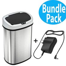 Automatic Sensor Kitchen Trash Can with Power Adapter