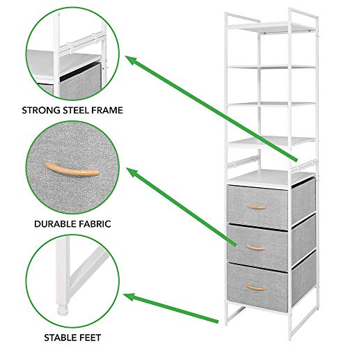 mDesign Modular Closet Organizer System