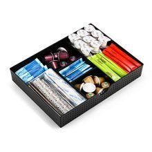 CAXXA 3 Slot Drawer Organizer with Two Adjustable Dividers