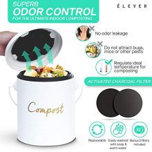 ÉLEVER Compost BIN - Farmhouse Kitchen Compost Bin