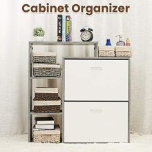 Woven Shelf Baskets Set for Storage Organizing