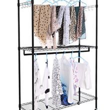 Clothing Rolling Rack Heavy Duty Garment Rack