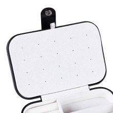 misaya Travel Jewelry Case Box Women PU Leather