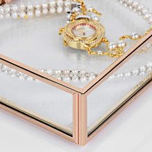 HANGOOD Jewelry Vanity Metal Decorative Tray