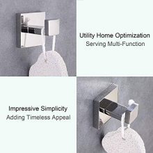 Bath Towel Hook - Angle Simple Solid Metal Bathroom Hook