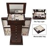 SONGMICS Large Jewelry Armoire Cabinet Storage Chest