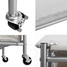 Sorter Cart with Foldable Ironing Board with Transparent Net