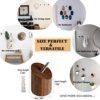 Wall Hooks, Felidio Natural Wood Coat Hooks Wall Mounted