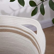 OIAHOMY Laundry Basket-Cotton Rope Basket