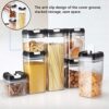 Organize Your Kitchen and Pantry with Airtight Food Storage Containers - 7 PC Set