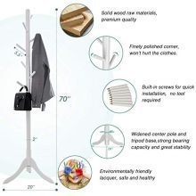 Wooden Coat Hat Tree Coat Hanger