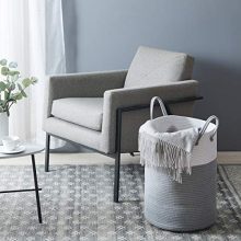 YOUDENOVA Woven Laundry Hamper - Cotton Rope Laundry Baskets