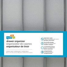 Utensil Organizer Steel Mesh 3-Compartment Cutlery