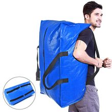 Extra Large Heavy Duty Storage Bags – 4-Pack XL Moving Bags for College Dorms, Clothes, and Household Storage