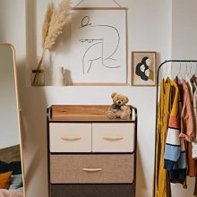 YOUNIS Dresser Organizer Cabinet Drawer Storage