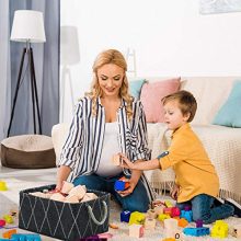 Storage Basket Large Felt Rectangular Storage Organizer