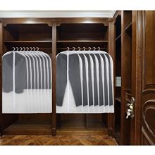 UOUEHRA Hanging Moth Proof Garment Bag Cover