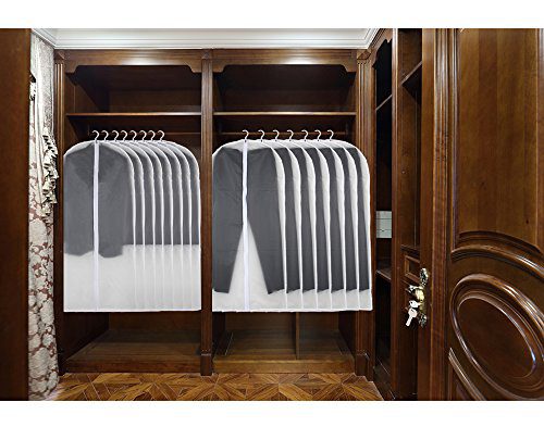 UOUEHRA Hanging Moth Proof Garment Bag Cover
