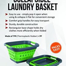 Roaming Cooking Collapsible Plastic Laundry Basket