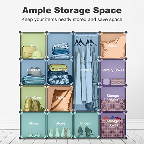 Modern Modular Storage Cube Organizer - Your Creative Closet Solution
