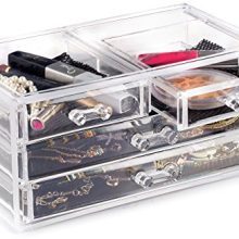 Clear Cosmetic Storage Organizer Jewelry and Hair Accessories