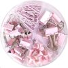 Paper Clips and Binder Clips Push Pins Set and Holder