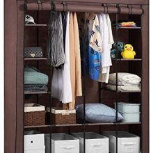 kealive Portable Closet Organizer Storage with Non-Woven Fabric Cover