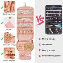 Foldable Jewelry Roll Bag Jewelry Organizer Case