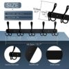 ANEDER Coat Rack Wall Mount Wall Hooks