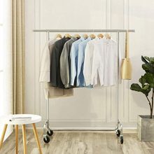 Metal 300 lb Clothing Rack on Wheels
