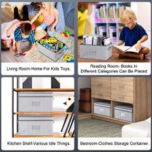 Kntiwiwo Large Storage Bins for Closet Shelves