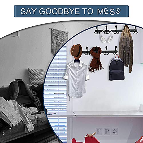 ANEDER Coat Rack Wall Mount Wall Hooks