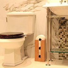Circadus Bamboo Toilet Paper Roll Holder