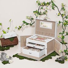 SONGMICS Jewelry Box for Women, Jewelry Organizer