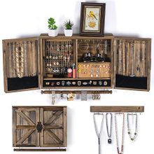 Wall Hanging Jewelry Organizer Rustic| Wall Mounted
